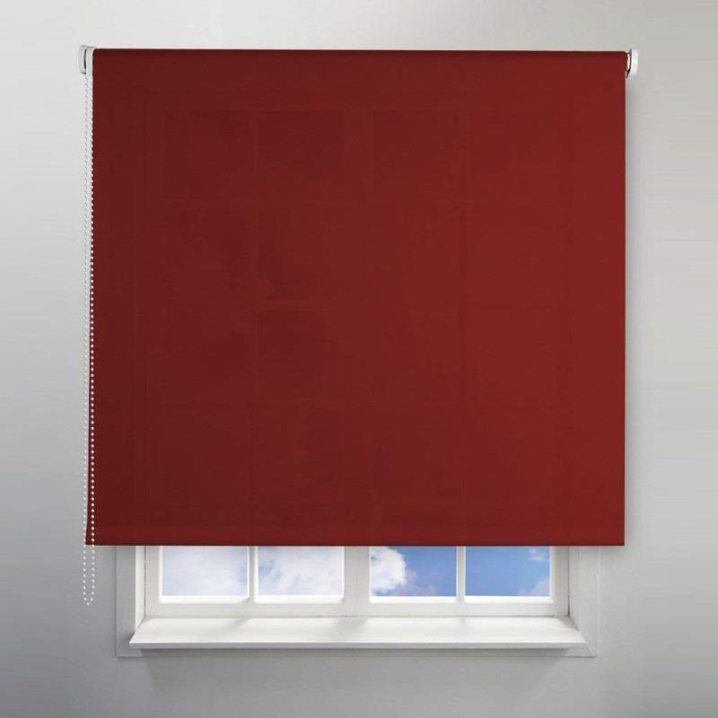 draadrolgordijn Verduisterend traploos verstelbaar met klemhouder zonder boren, (kleur- en größenwahl), rood, 160 x 175 cm