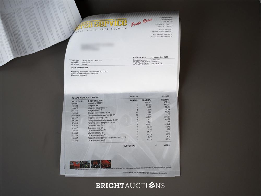 Ferrari 360 3.6 V8 Modena F1 400pk 1999, 51-RP-XZ