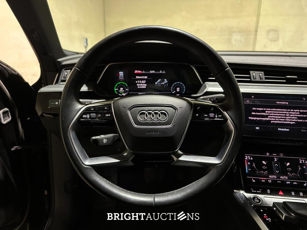 Audi e-tron Sportback 55 quattro Business edition 95 kWh 408pk 2020 (Origineel-NL+1e eigenaar), K-601-GZ
