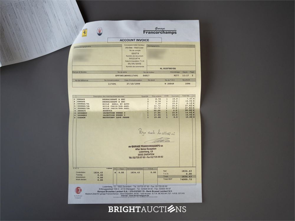 Ferrari 360 3.6 V8 Modena F1 400pk 1999, 51-RP-XZ