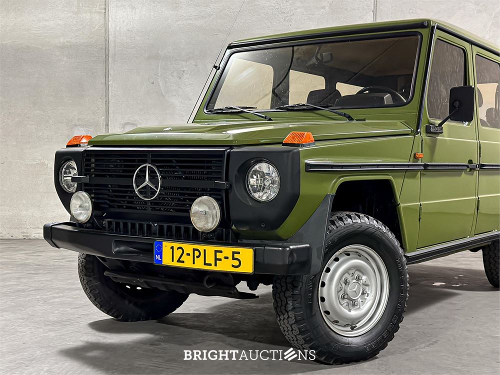 Mercedes-Benz 280 GE Station 2.7 6-cilinder G-klasse 156pk 1981, 12-PLF-5 9- persoons