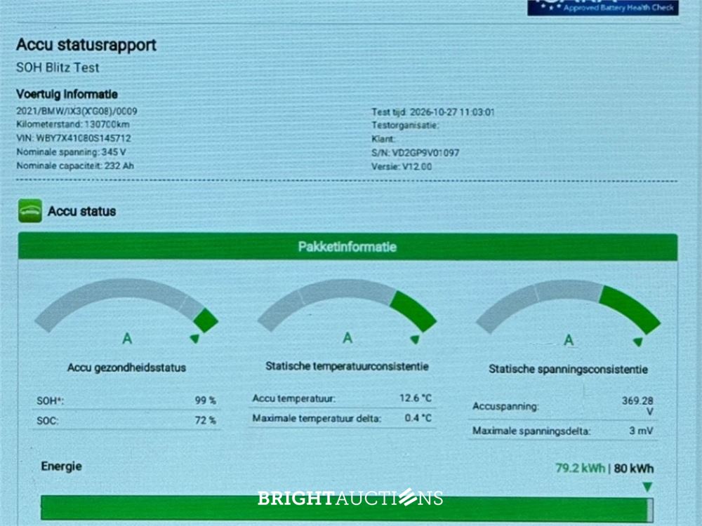 BMW iX3 High Executive 80 kWh 2021 (Origineel-NL), N-782-HH