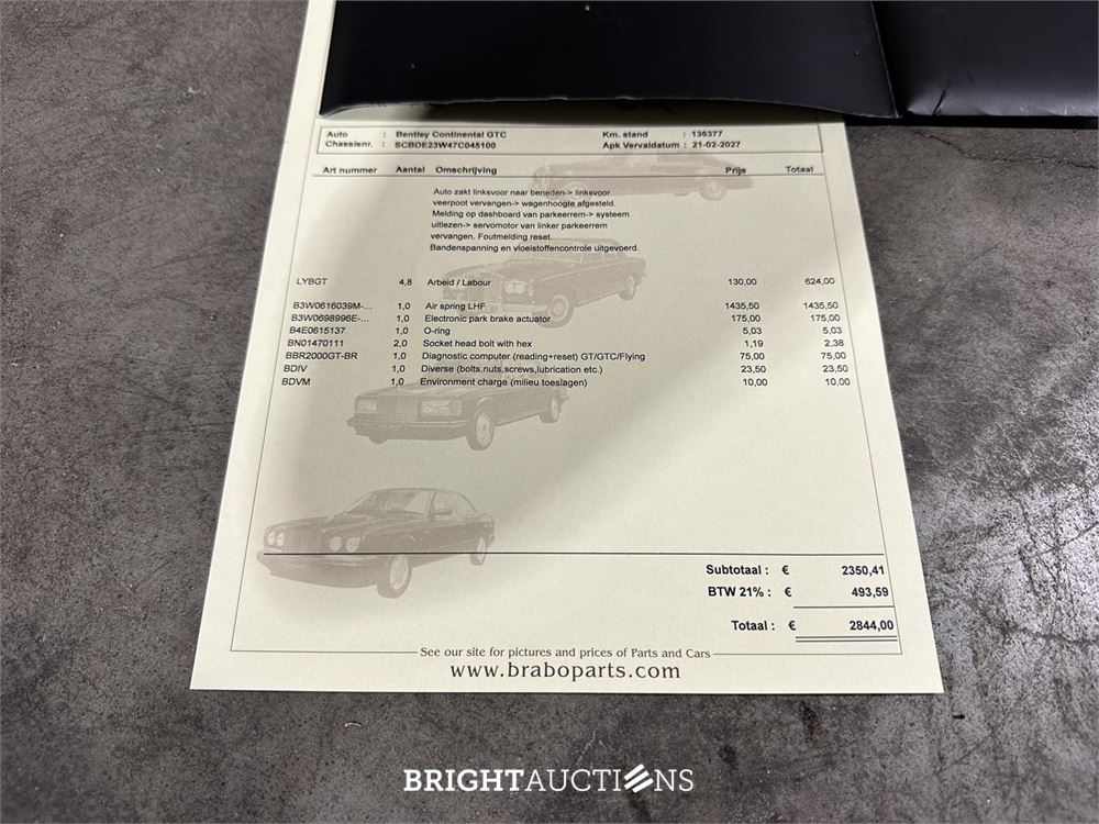 Bentley Continental GTC 6.0 W12 560pk 2012 (Origineel-NL), 47-TT-NB