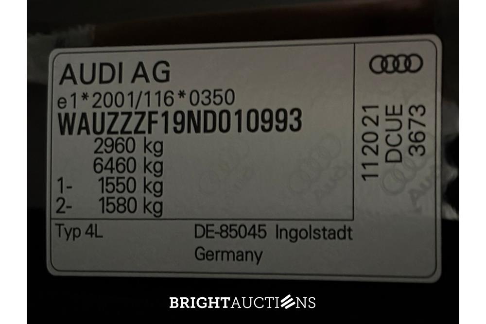 Audi SQ8 4.0 TFSI Quattro 507pk 2022, R-387-PH