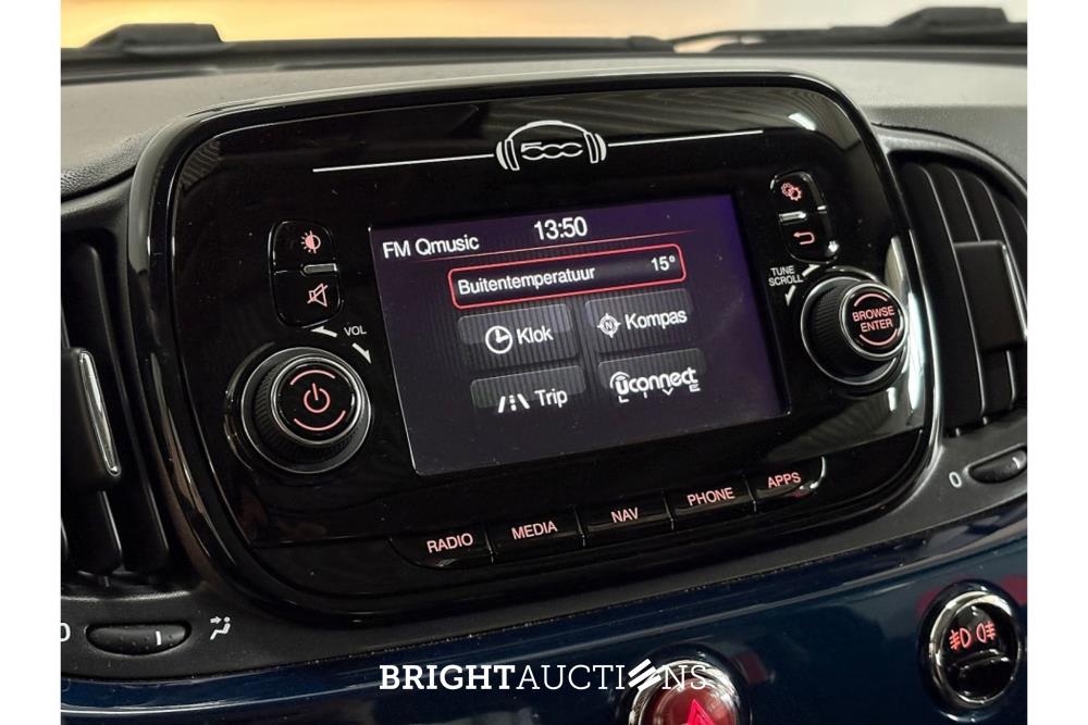 Fiat 500 TwinAir Turbo Collezione 0.9 80pk 2019 (Origineel-NL), XN-618-B