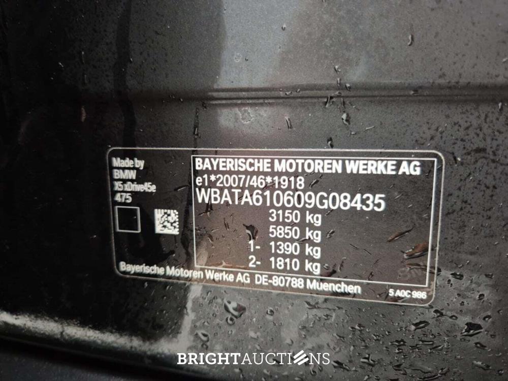 BMW X5 xDrive45e 211pk 2021