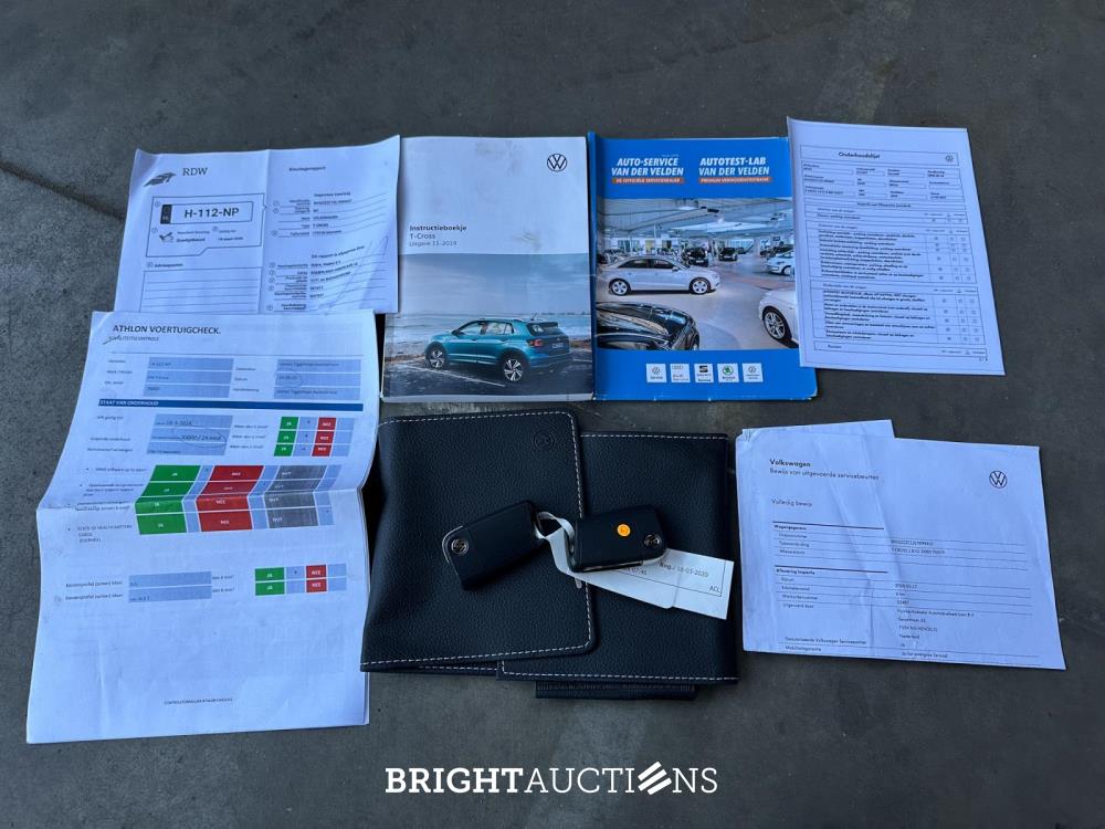 Volkswagen T-Cross 1.0 TSI Life 116pk 2020 7-DSG Automaat (Origineel-NL), H-112-NP