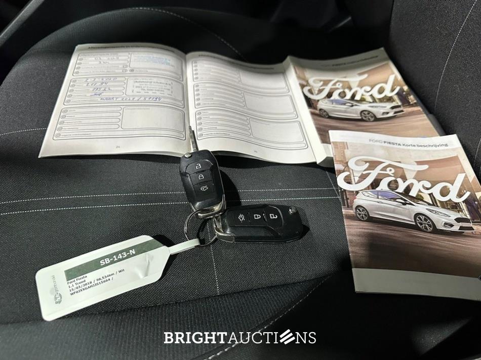 Ford Fiesta Trend 1.1 86pk 2018 (Origineel-NL), SB-143-N
