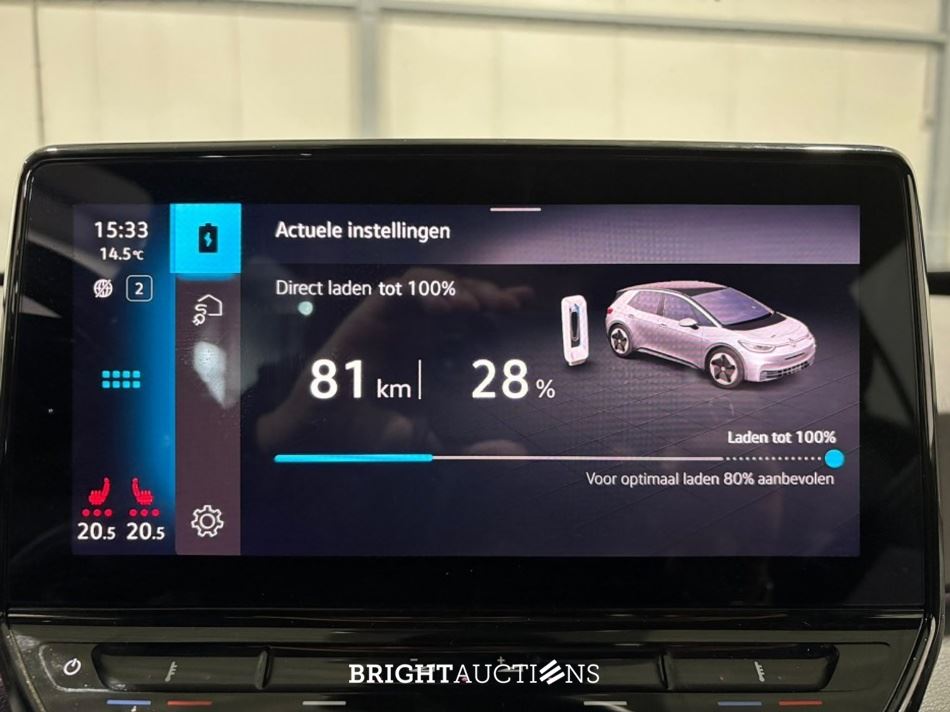 Volkswagen ID.3 First Athlon Edition 58 kWh 204pk 2020 (Origineel-NL), J-195-XK