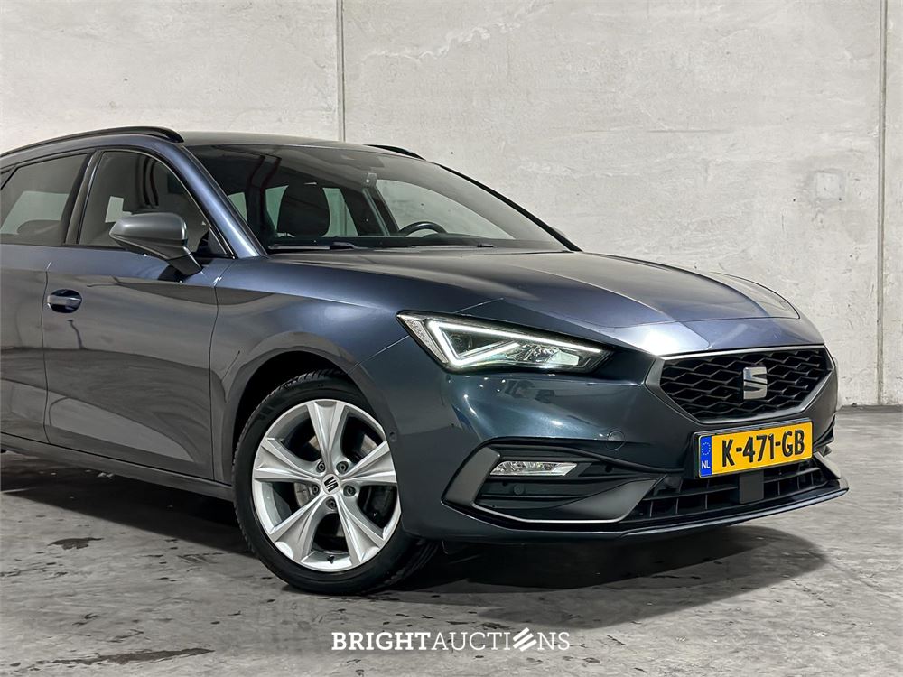 SEAT Leon Sportstourer 2.0 TDI FR Launch Edition 150pk 2020 (Origineel-NL + 1e eigenaar) Automaat, K-471-GB