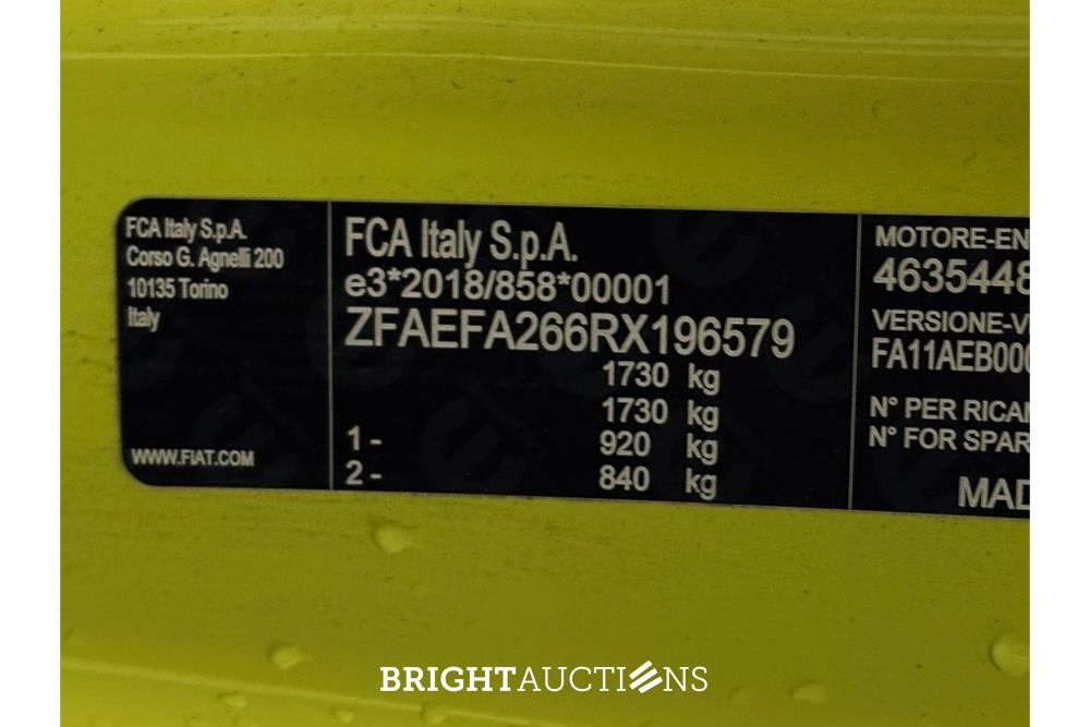 Fiat 500C Abarth Turismo 42 kWh 155pk 2025 (Origineel-NL), HSZ-26-J