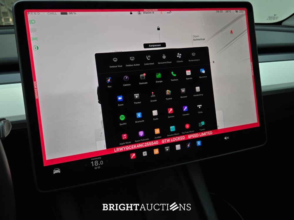Tesla Model Y Long Range AWD 75 kWh 351pk 2022 (Origineel-NL), P-580-GV