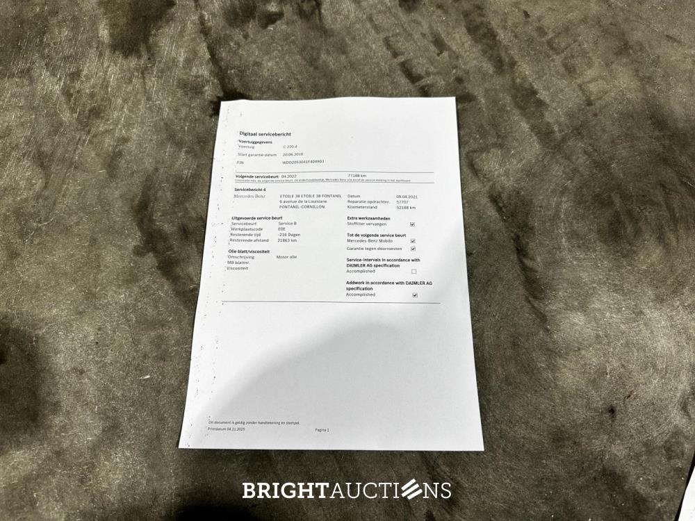 Mercedes-Benz C220d Coupe Prestige 170pk 2016 C-Klasse, T-733-KX