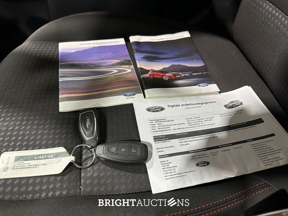 Ford Kuga 2.5 PHEV ST-Line 152pk 2021(Origineel-NL), L-467-SX