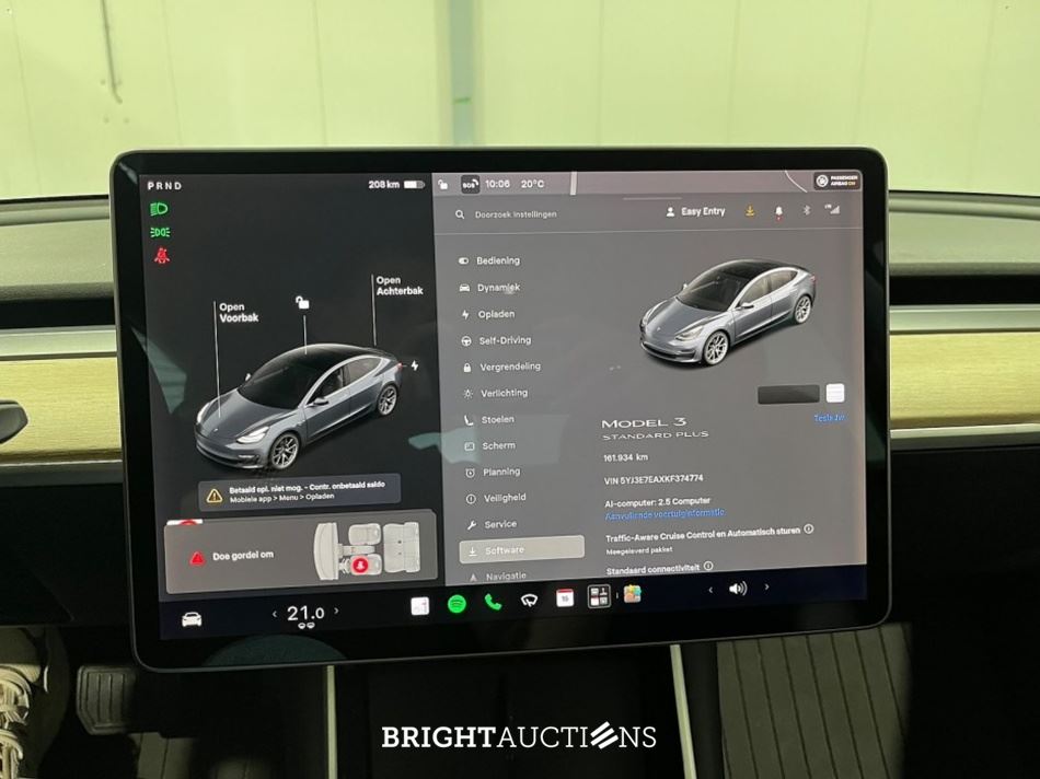 Tesla Model 3 RWD 60 kWh 283pk 2019 (Origineel-NL), G-290-BZ