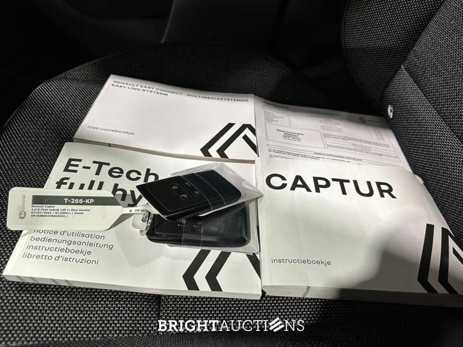 Renault Captur E-Tech hybrid 145 SL Rive Gauche 1.6 163pk 2023 (Origineel-NL), T-266-KP