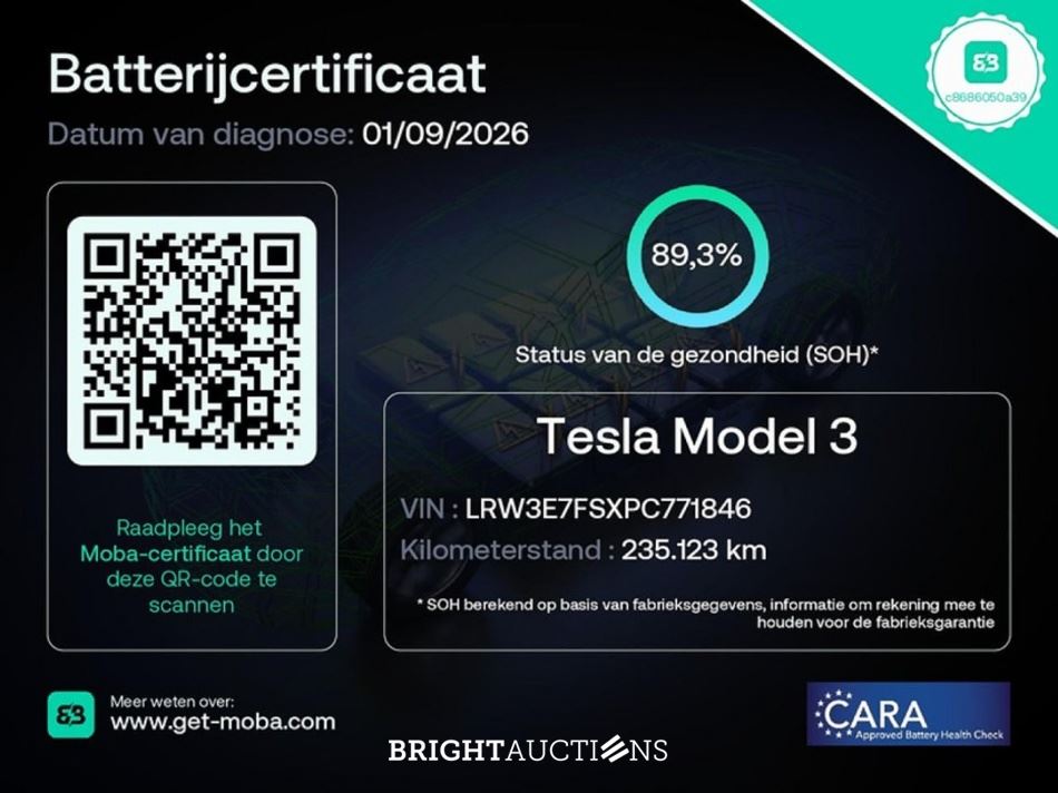Tesla Model 3 RWD 60 kWh 283pk 2023 (Origineel-NL), S-157-TN