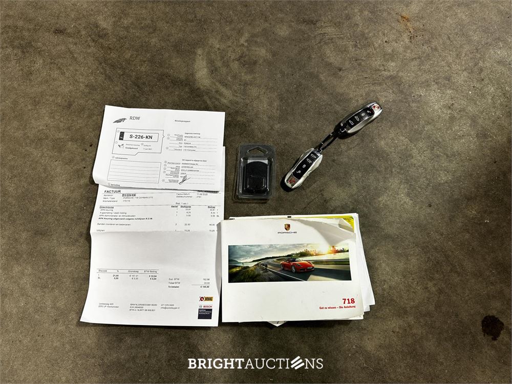 Porsche 718 Cayman 2.5 GTS 366pk 2018, S-226-KN