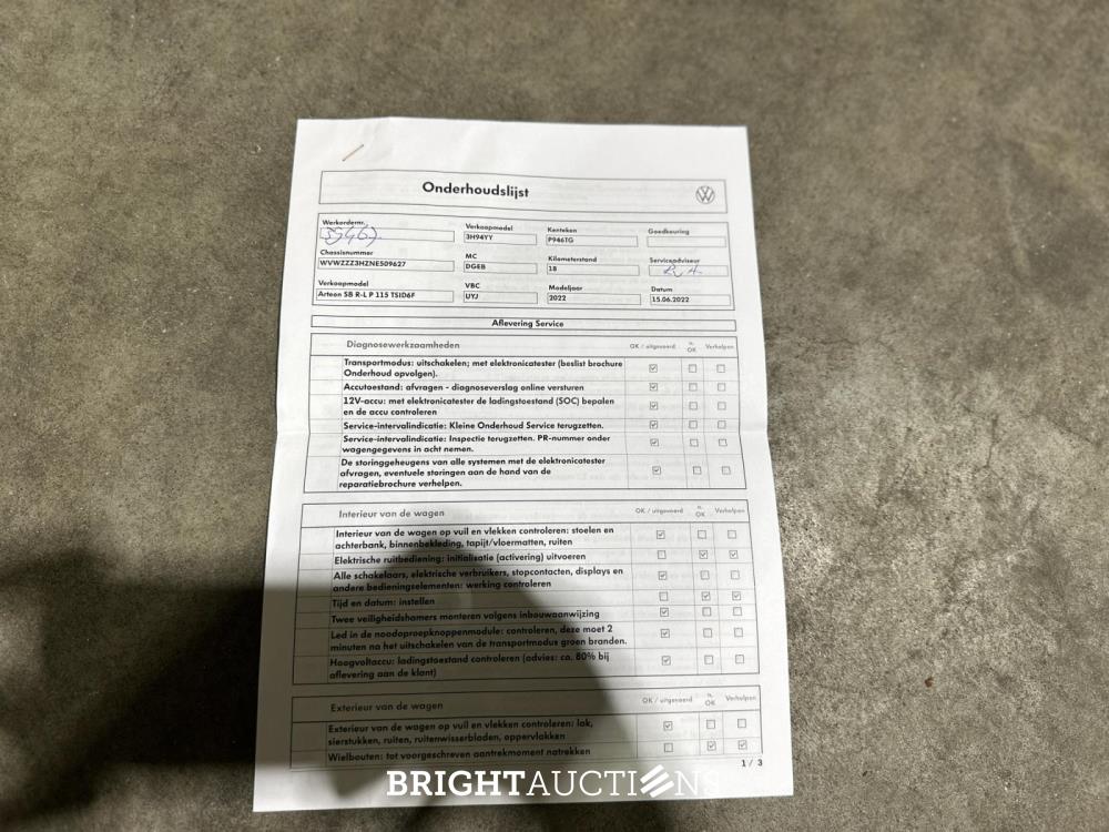 Volkswagen Arteon Shooting Brake 1.4 eHybrid 160kW 6-DSG R-Line Business+ 218pk 2022 (Origineel-NL+1e eigenaar), P-946-TG 