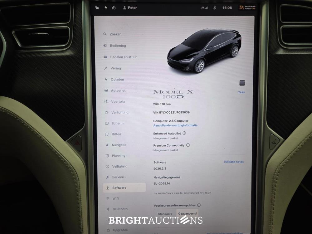 Tesla Model X 418pk 2018 (Origineel-NL), ST-448-X