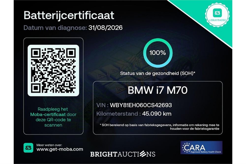 BMW i7 M70 xDrive 106 kWh 2024 (Origineel-NL), GJJ-06-B