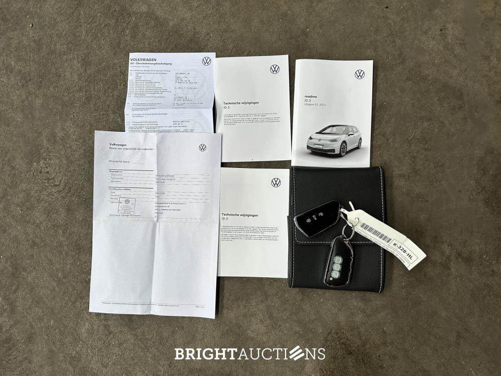 Volkswagen ID.3 First Plus 58 kWh 204pk 2020 (Origineel-NL) , K-328-HL