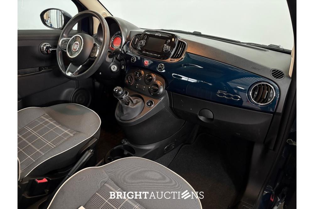 Fiat 500 TwinAir Turbo Collezione 0.9 80pk 2019 (Origineel-NL), XN-618-B