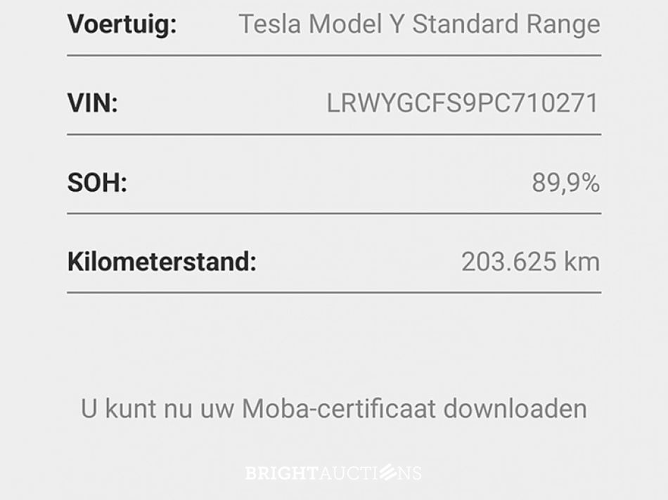 Tesla Model Y RWD 58 kWh 238pk 2023 (Origineel-NL), S-167-PJ