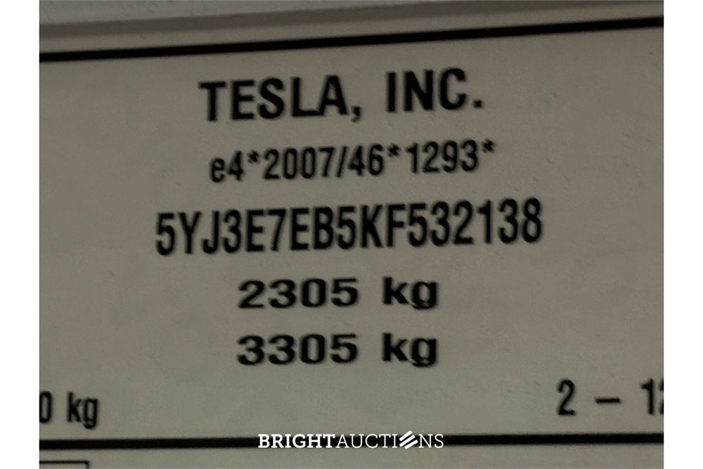 Tesla Model 3 Long Range AWD 75 kWh 2019 (Origineel-NL), G-315-PH