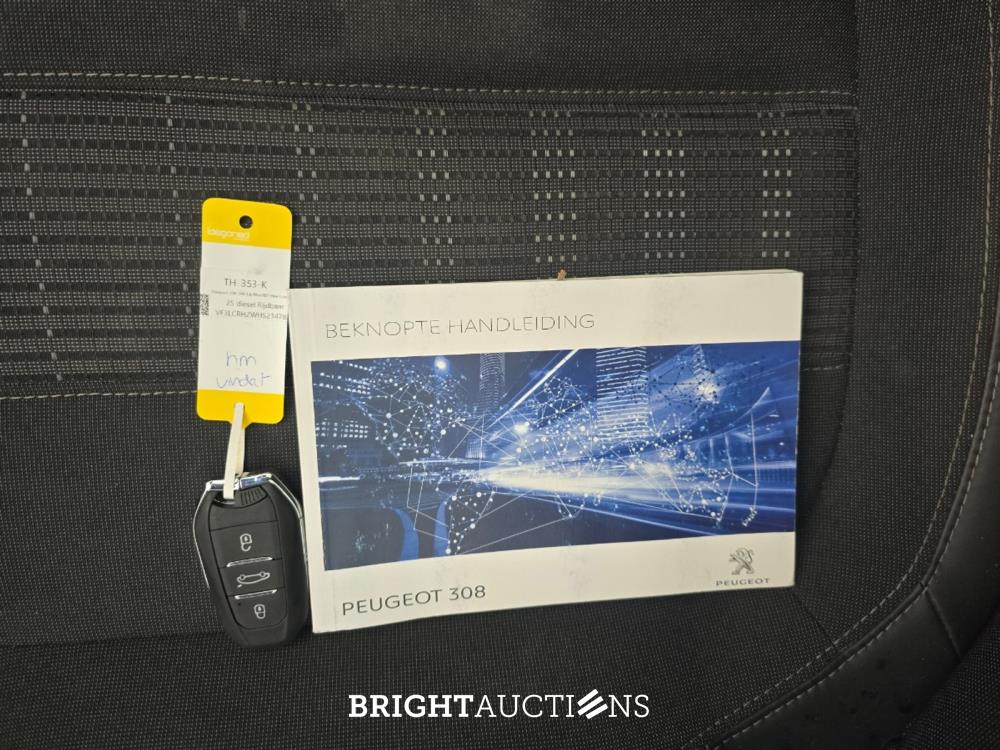 Peugeot 308 SW Blue Lease Premium 1.6 BlueHDI 120pk 2018 (Origineel-NL), TH-353-K