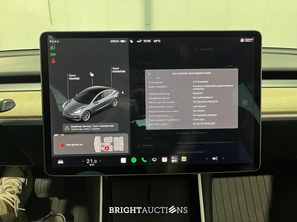 Tesla Model 3 RWD 60 kWh 283pk 2019 (Origineel-NL), G-290-BZ