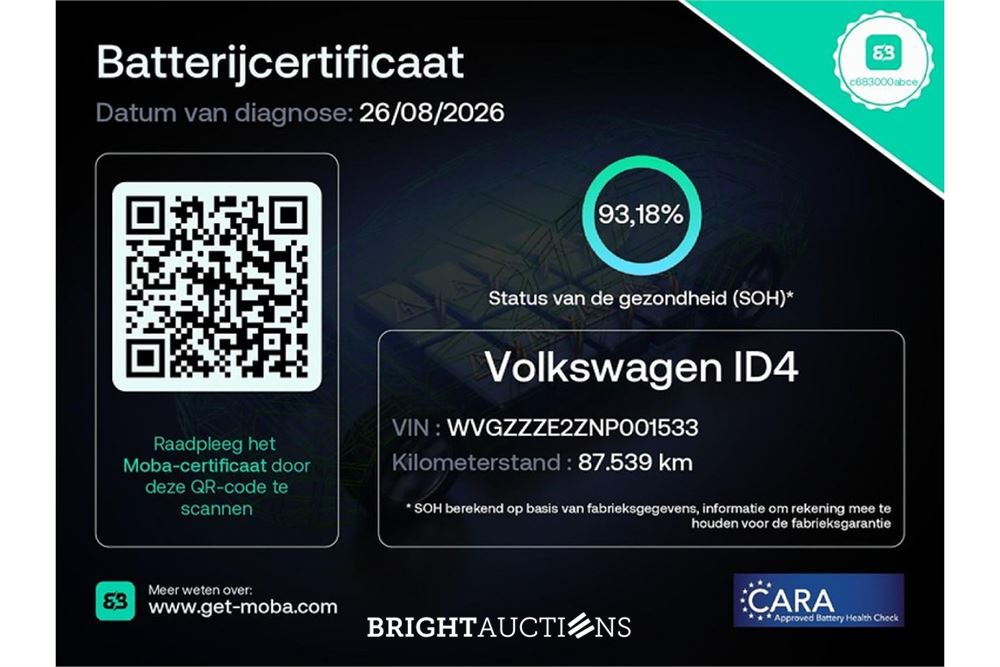 Volkswagen ID.4 Business 77 kWh 2021 (Origineel-NL), L-892-XL