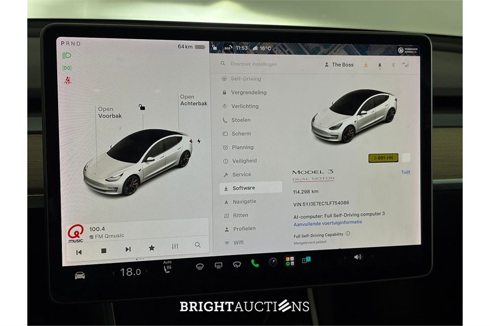 Tesla Model 3 Performance AWD 75 kWh 2020 (Origineel-NL), J-661-HN