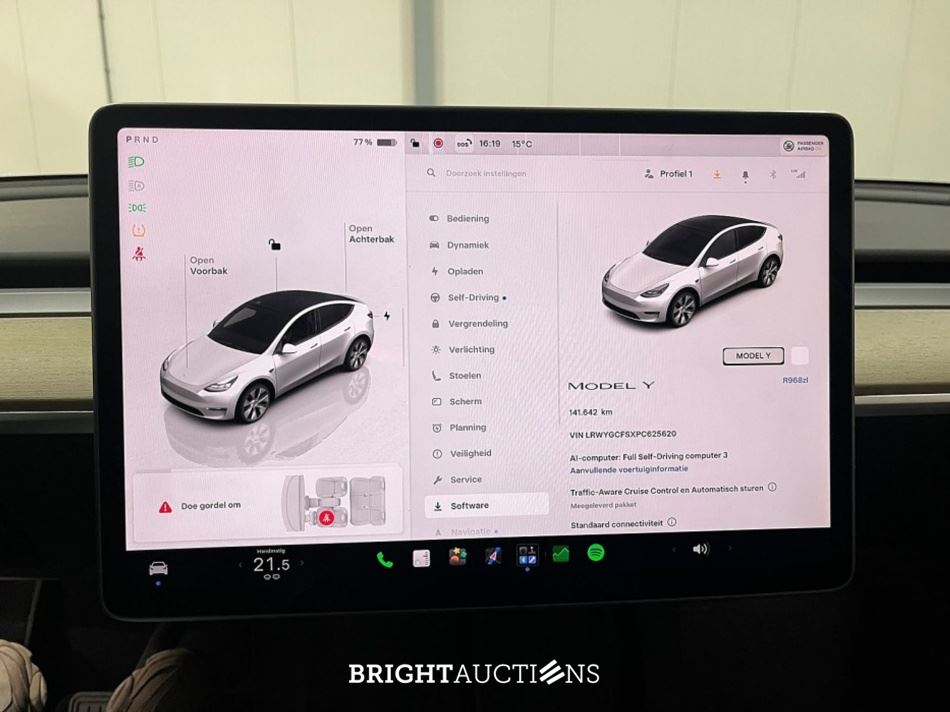 Tesla Model Y RWD 58 kWh 238pk 2022 (Origineel-NL), R-968-ZL