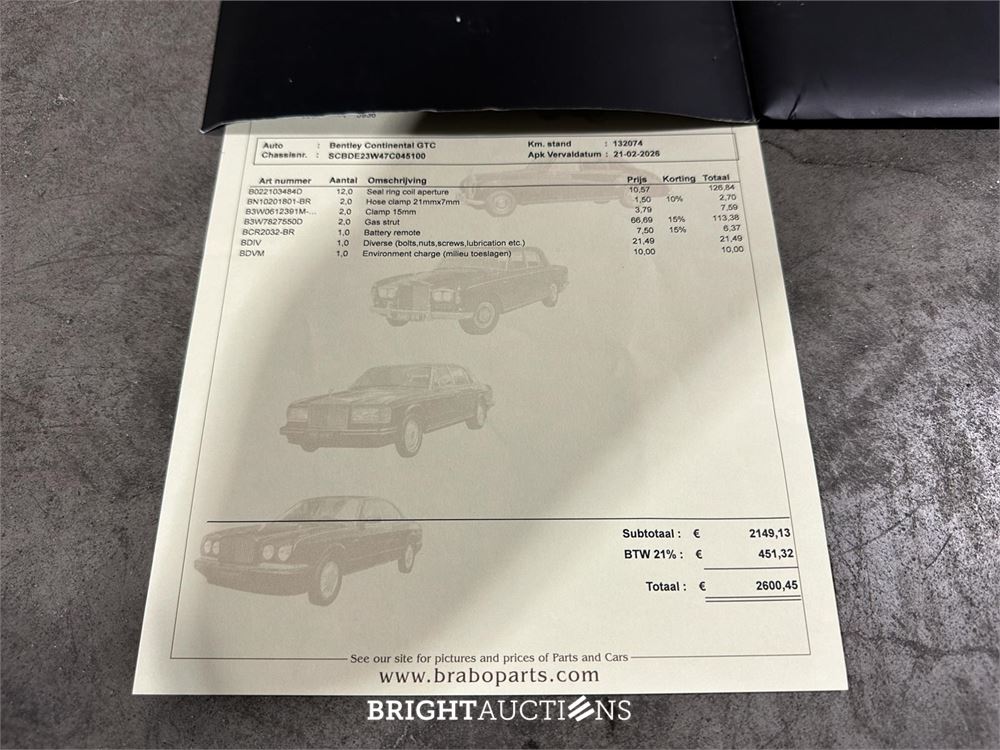 Bentley Continental GTC 6.0 W12 560pk 2012 (Origineel-NL), 47-TT-NB