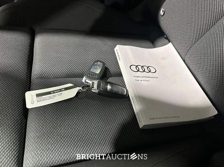 Audi Q4 e-tron 40 Advanced edition 77 kWh 204pk 2023 (Origineel-NL), S-393-JR