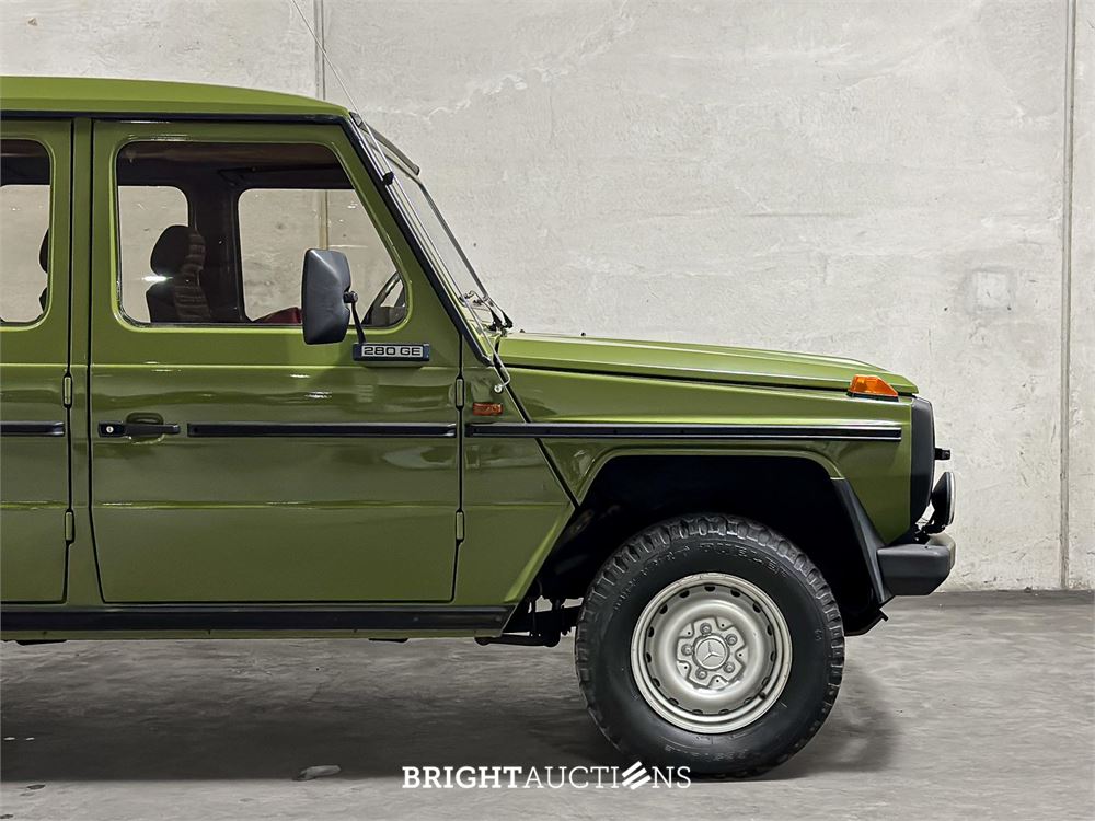 Mercedes-Benz 280 GE Station 2.7 6-cilinder G-klasse 156pk 1981, 12-PLF-5 9- persoons