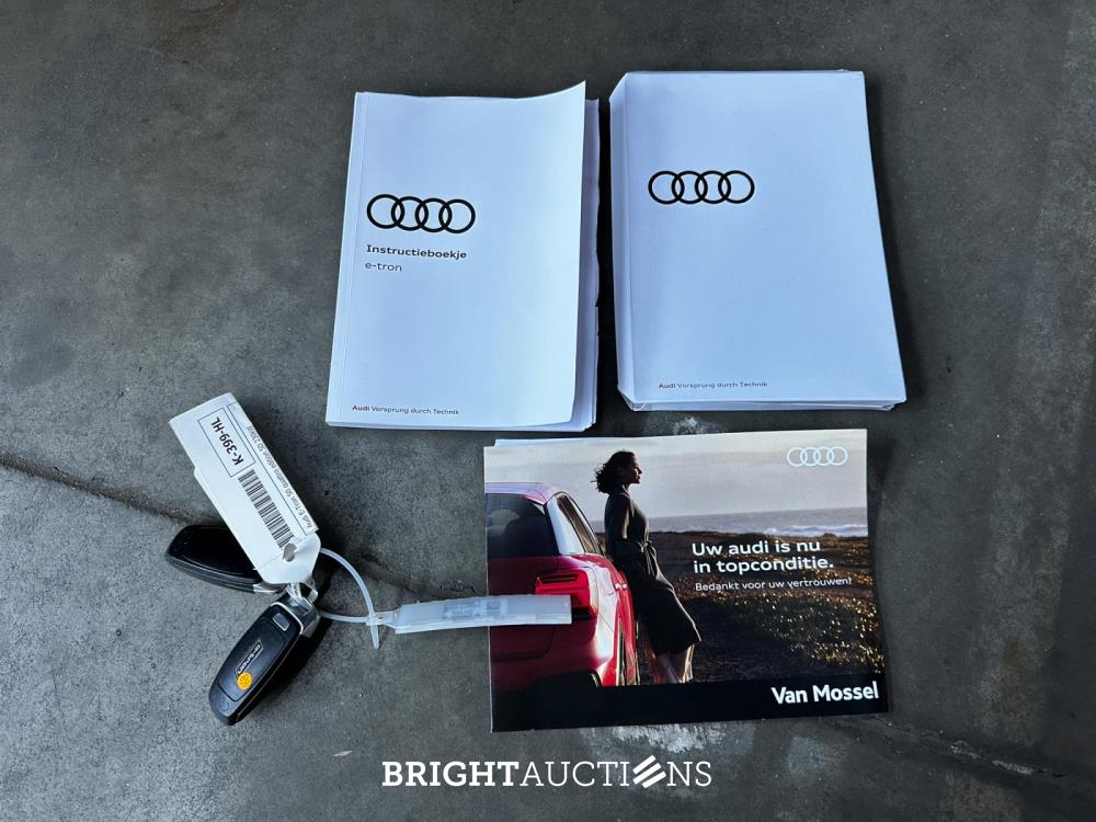 Audi e-tron 50 quattro edition 71 kWh 313pk 2020 (Origineel-NL+1e eigenaar), K-399-HL