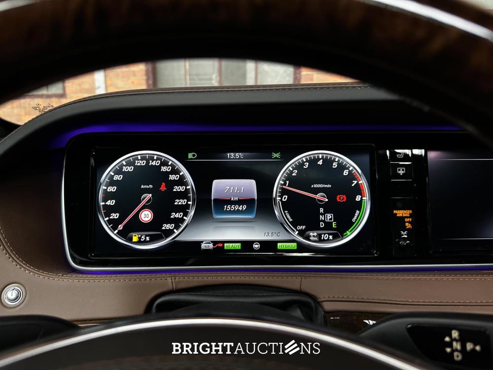 Mercedes-Benz S500 Lang 3.0 V6 Plug-In Hybrid 442pk 2015 (Origineel-NL) S-Klasse W222, GB-681-G