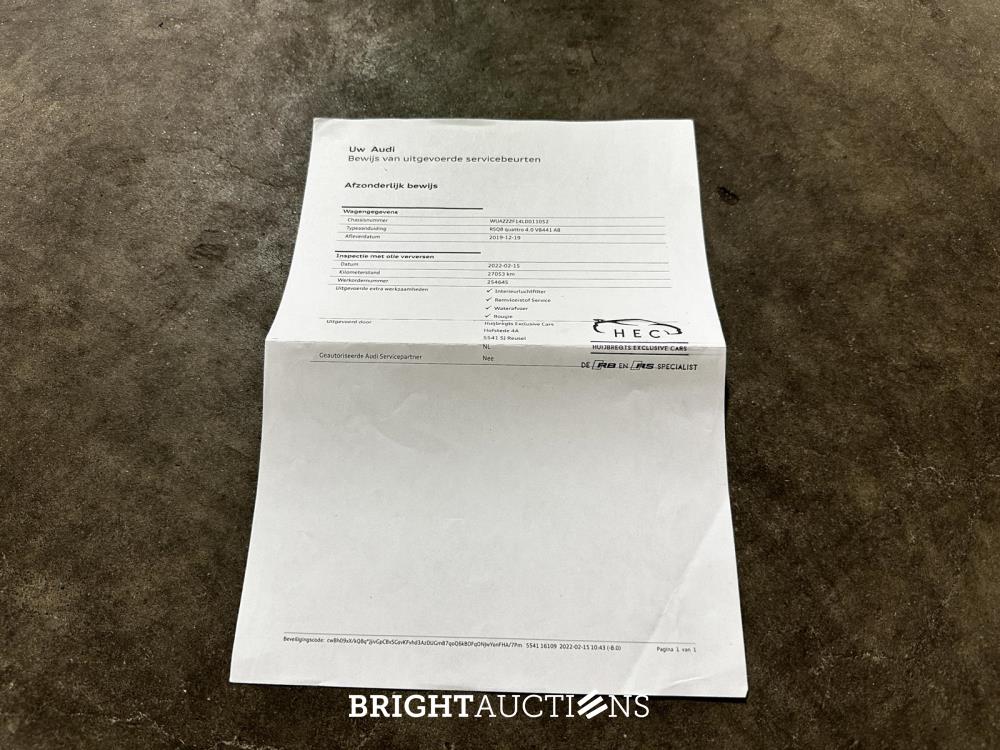 Audi RSQ8 4.0 V8 TFSI Quattro 600pk 2019, H-696-SG