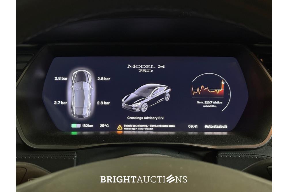 Tesla Model S 75D Base 333pk 2018 (Origineel-NL), TP-755-F