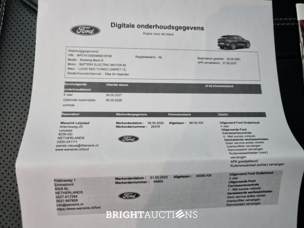 Ford Mustang Mach-E RWD 75 kWh 258pk 2021 (Origineel-NL), L-770-HT