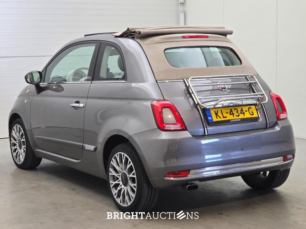 Fiat 500 C TwinAir Turbo Lounge 0.9 80pk 2016 (Origineel-NL), KL-434-G