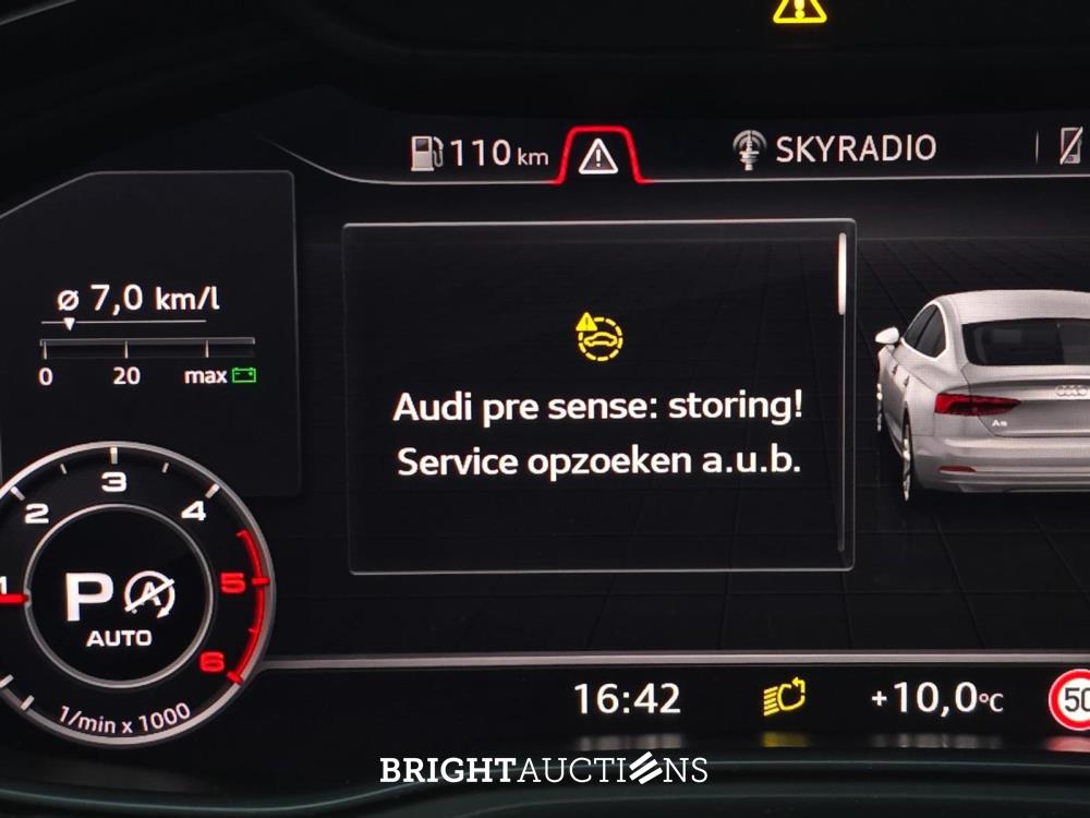 Audi A5 Sportback Design Pro Line Plus 2.0 TDI Quattro 190pk 2017, K-247-RN