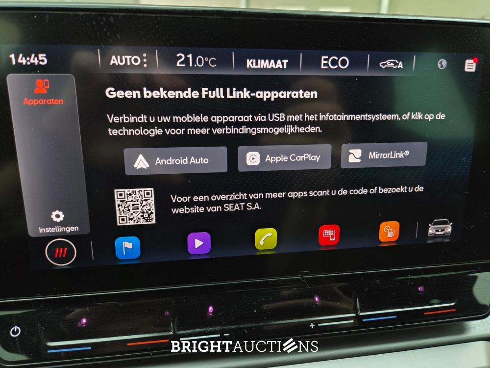 SEAT Leon Sportstourer eHybrid PHEV FR Business Intense 1.4 TSI 258pk 2021 (Origineel-NL), L-078-HB