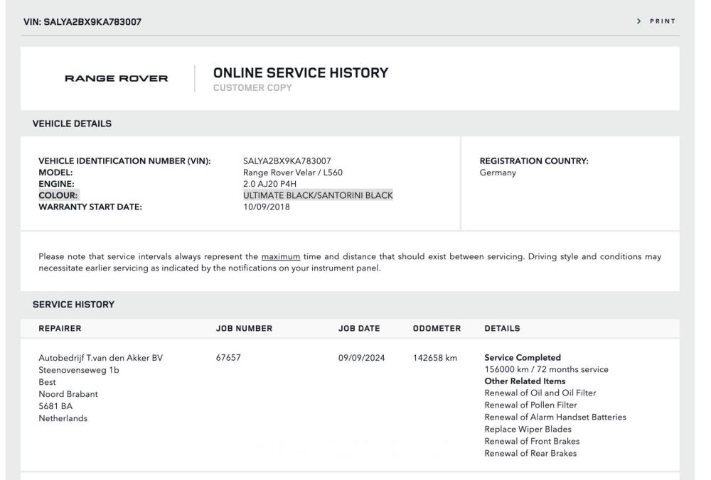 Land Rover Range Rover Velar 2.0 P300 Turbo AWD R-Dynamic HSE 300pk 2018, XK-873-D