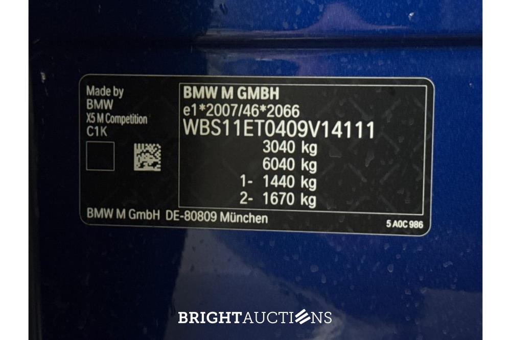 BMW X5 M Competition 625pk 2024, HPG-80-K
