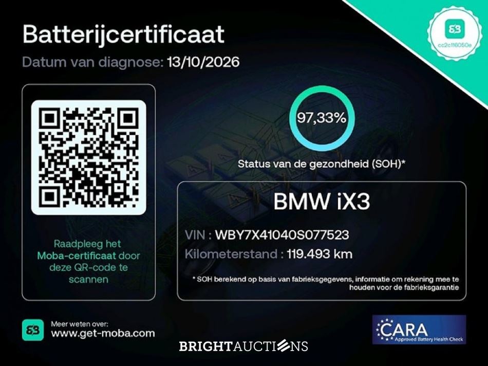 BMW iX3 Executive 80 kWh 286pk 2021 (Origineel-NL), N-603-BV