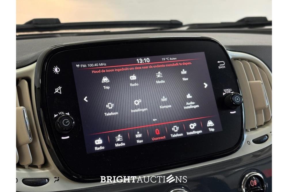 Fiat 500 Hybrid Lounge 1.0 69pk 2021 (Origineel-NL), K-191-LL