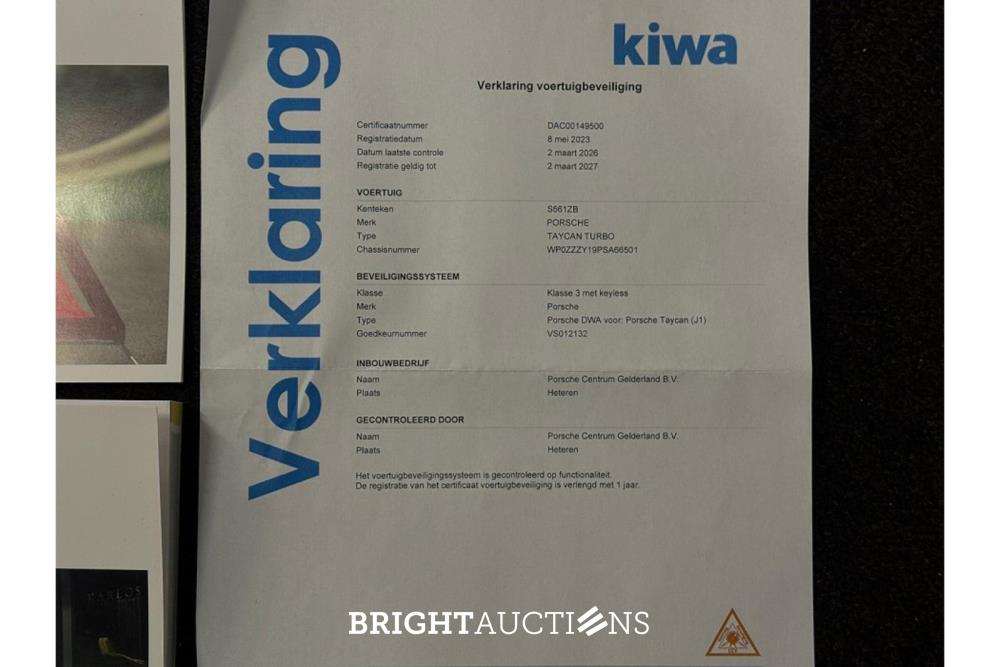 Porsche Taycan Cross Turismo Turbo 202k Nw 93 kWh 625pk 2023 (Origineel-NL), S-561-ZB